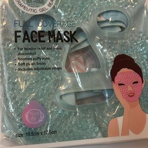 2 Therapeutic hot/cold Gel Beads Face Masks